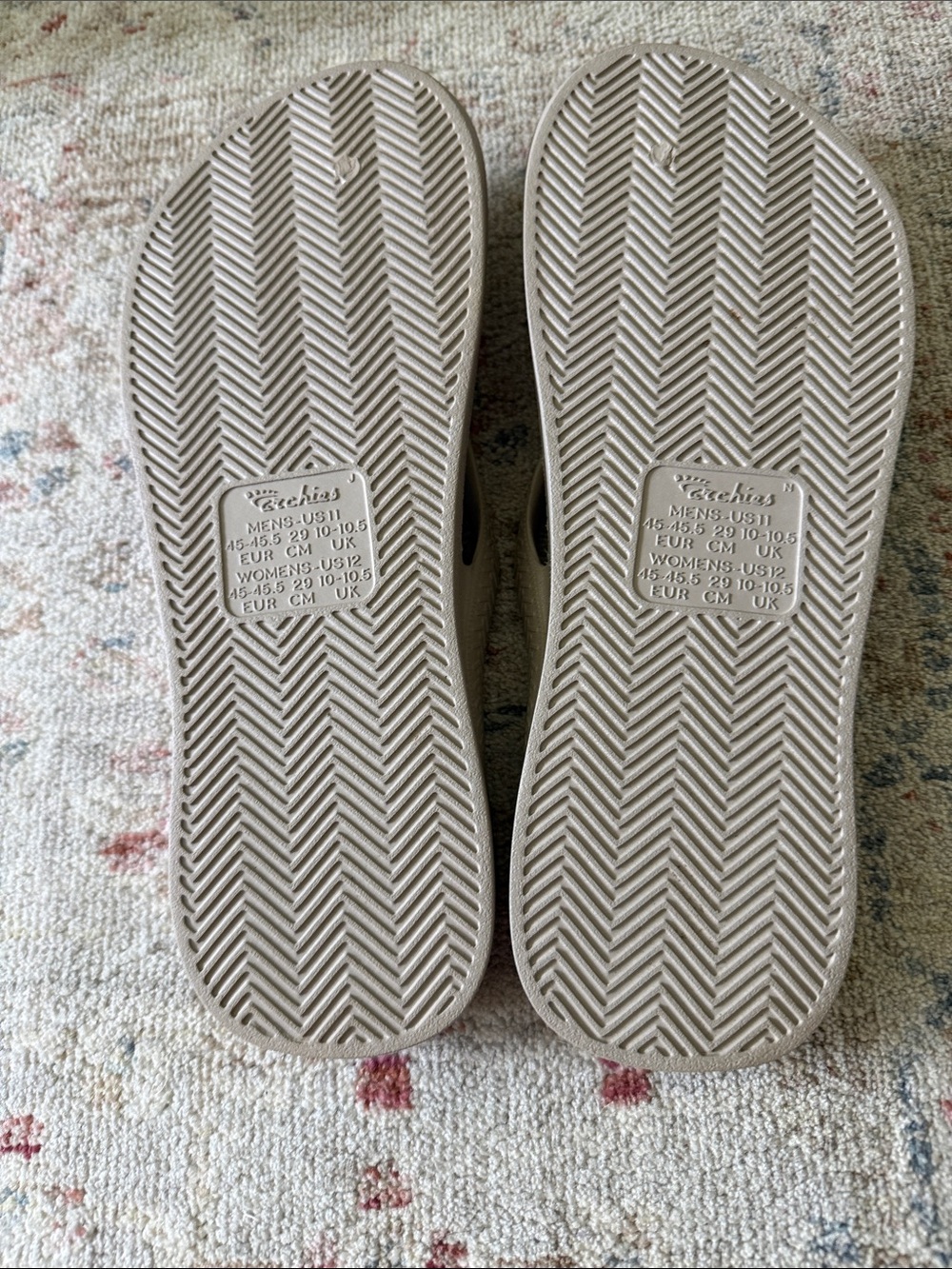 Archies Taupe Arch Support Flip Flops women’s 13 - Picture 5 of 8